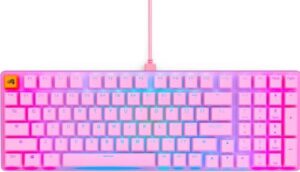 Unlock the ultimate gaming experience with this glorious mechanical keyboard featuring hot swappable switches, double shot keycaps and linear action. Enjoy precise control and tactile feedback for an immersive PC gaming adventure!