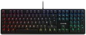 Experience the ultimate gaming experience with Cherry G80-3000N RGB mechanical keyboard featuring original MX Silent RED switches and UK layout. Perfect for gamers seeking tactile feedback and customizable lighting, 60% off for new buyers.