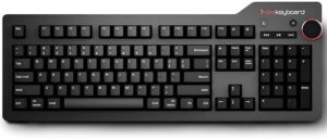 Unlock precision typing with Das Keyboard 4 Professional's soft tactile feedback, designed for comfort and speed. Enjoy precise key travel and improved ergonomics for reduced fatigue.