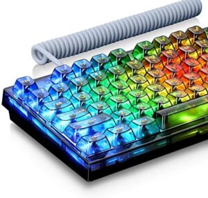 Discover the ATTACK SHARK X75 PRO PC keyboard with transparent design, wireless connectivity, and hot swappable Kailh MX switches. Upgrade your gaming experience with precise tactile feedback. Limited time offer: 15% off on this premium keyboard.