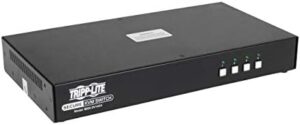 Optimize your workspace with this 4-port secure KVM switch, featuring DVI + audio and Niap PP3.0 certification for reliable performance. Upgrade to a more organized and efficient setup today!