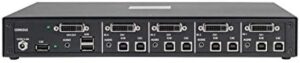 Optimize your workspace with this 4-port secure KVM switch, featuring DVI + audio and Niap PP3.0 certification for reliable performance. Upgrade to a more organized and efficient setup today!