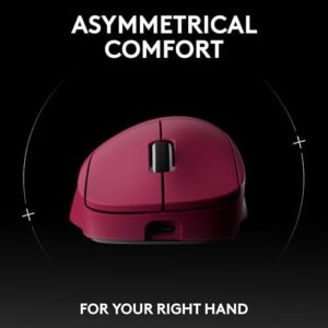 Experience precise gaming control with the Logitech G PRO X Superlight mouse, featuring a lightweight design, 5 programmable buttons, and 32k DPI sensor for PC/Mac. Perfect for gamers seeking precision and comfort.