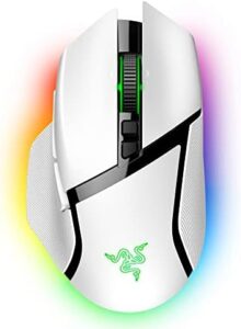 Unleash gaming supremacy with the Razer Basilisk V3 Pro Wireless Gaming Mouse. Features 30K DPI optical sensor, Gen-3 switches, and customizable RGB lighting. Plus, 13 programmable controls and 3 connection modes for ultimate flexibility.