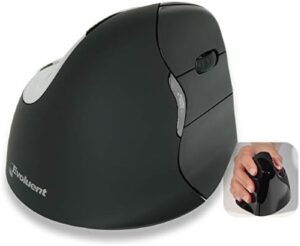 Elevate your computing experience with the Evoluent Right Handed Vertical Mouse 4, perfect for MAC users seeking ergonomic comfort. Enjoy precise control and reduce wrist strain, now with a discounted price!