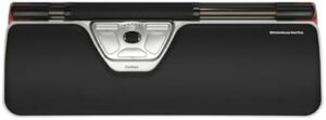 Ergonomic mouse with extended wrist support made of memory foam for RSI and Carpal Tunnel relief. Ambidextrous wireless design perfect for PC, Mac & Laptop users seeking comfort and precision.