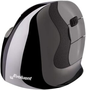 Here is the generated SEO meta description:

"Upgrade your productivity with the Evoluent VerticalMouse D, a wireless and ergonomic mouse perfect for right-handed users. Enjoy hands-free scrolling and reduced fatigue."