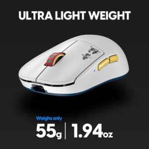 "Experience lightning-fast gaming with the Pulsar Gaming Gears PAW3395 wireless mouse, featuring ultra-lightweight design, 1ms response time and 26,000 DPI optical sensor. Get yours today and elevate your game!"