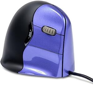 Optimize your workspace with the Bakker Elkhuizen BNEEVR4S Mouse, featuring a small design for right-handed users, 6 keys and scroll wheel. Perfect for ergonomic workstations.