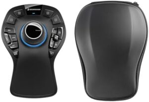 "Experience precise control with the 3Dconnexion SpaceMouse Pro Wireless, featuring advanced 3D navigation and comfortable matte black design. Perfect for creative professionals on-the-go, this wireless mouse offers seamless connectivity."