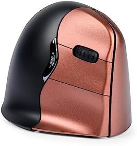 Here is the generated SEO meta description:

"Ergonomic and wireless mouse for right-handed users, featuring 6 keys and scroll wheel, ideal for those seeking comfort and precision during long hours of use"