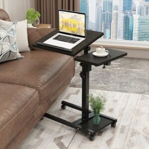 Here is the meta description:

"Elevate your workspace comfort with Lingmi's portable laptop desk, featuring height adjustment, tiltable surface and small side table for couch use. Perfect for flexible workspaces."