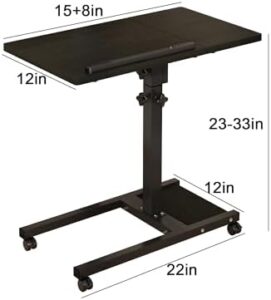 Here is the meta description:

"Elevate your workspace comfort with Lingmi's portable laptop desk, featuring height adjustment, tiltable surface and small side table for couch use. Perfect for flexible workspaces."