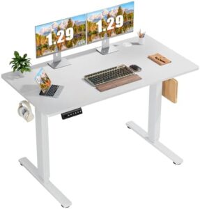 Elevate your workspace with the Sweetcrispy Standing Desk, adjustable height and electric lift for effortless transitions. Perfect for home offices, gaming, or laptop use.