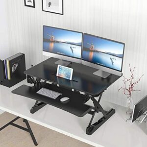 Here is the output:

Elevate your workspace with G-PACK PRO, a sit-to-stand desk converter adjustable from 5.7” to 19.7” and featuring a removable keyboard tray for optimal ergonomics.