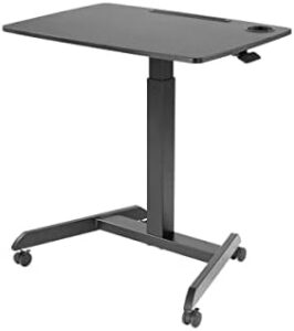 Here is the generated SEO meta description:

"Transform your workspace with the Monoprice Gas-Lift Height Adjustable Sit-Stand Mobile Rolling Workstation V2, featuring a max weight capacity of 99 lbs and perfect for presentations or an active work lifestyle."