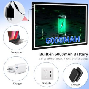 Discover the Luxjoyful A1 Extra Large Light Board for Diamond Painting and creative projects, featuring a rechargeable 6000mAh battery, 3-color dimming, and built-in light box perfect for tracing and drawing.