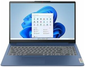 "Upgrade your productivity with the IdeaPad Slim 3 Personal Laptop, featuring a 15.6' touch display, AMD Ryzen 7 processor, 16GB RAM, and 512GB SSD. Enjoy Win11 Home, backlit keyboard, Wi-Fi 6, BT 5.2, and 720p HD camera."