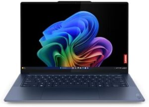 Upgrade your gaming and video editing experience with the Yoga 14.5" OLED 3K Slim 7X Laptop, featuring a powerful 32GB RAM, 1TB SSD, and Copilot+ PC for seamless multitasking.