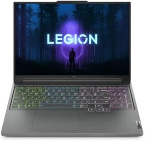 Upgrade your laptop experience with the Legion Slim 5, featuring an Intel i7-13700H processor, NVIDIA GeForce RTX 4060 graphics and a 16GB DDR5 RAM.