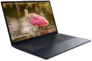 "Upgrade your productivity with the IdeaPad Laptop featuring a 15.6' FHD display, AMD Ryzen 5 processor, and 16GB RAM. Enjoy enhanced multitasking, WiFi 6 connectivity, and a 1TB SSD for seamless storage."