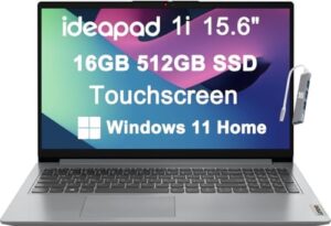 Get ready to upgrade your productivity with the IdeaPad 3 3i Laptop featuring a 15.6" FHD touchscreen, Intel Core i5 processor, and 16GB RAM for seamless multitasking. Perfect for business and home use, enjoy long battery life and Wi-Fi 6 connectivity.