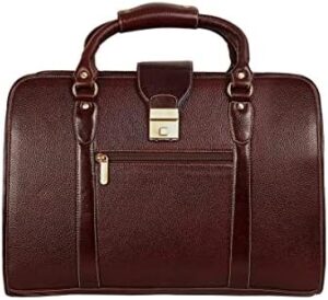 Elevate your work-life balance with the Hyatt Leather MacBook/Laptop Business Bag, featuring premium brown leather and spacious interior for laptops up to 17". Perfect for professionals on-the-go.