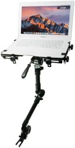 Elevate your laptop experience with the CTA Digital Multi-Flex Vehicle Mount, offering flexible mounting options and a sturdy design for safe use on-the-go. Perfect for commuters!