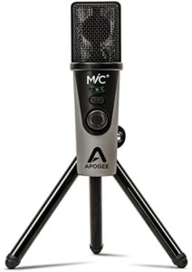 Here is the optimized meta description:

"Capture crisp vocals with the Apogee MIC Plus USB microphone. Cardioid characteristic for clear recordings, compatible with iOS, Mac and Windows. Perfect for voice and vocal recordings."
