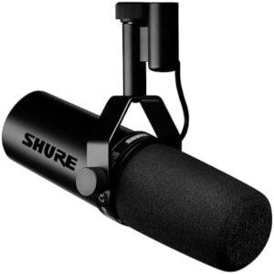 Capture professional-quality audio with the Shure SM7db microphone, featuring a cardioid polar pattern and dynamic design. Perfect for voice overs, podcasting, and broadcasting applications.
