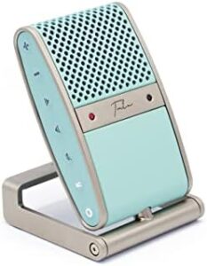 Get professional-sounding podcast recordings with the Tula Mics USB C Microphone, featuring noise reduction and a flip stand. Perfect for mobile recording on iOS/Android, Mac & PC.