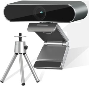 Boost your video conferencing experience with the LINGHUFOX Auto Framing USB Conference Camera, featuring 4K resolution, built-in microphone, and compatibility with interactive whiteboards, TVs, and laptops.