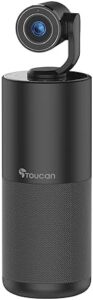 Boost your video conferencing experience with the TOUCAN camera featuring 4 noise-cancelling mics, adjustable camera and plug-and-play functionality for PC/Mac/Laptop. Save big on this bestseller!
