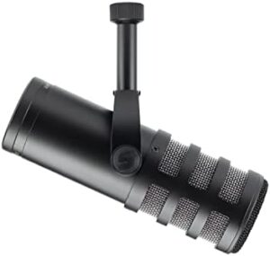 Capture professional audio with the Samson Q9x Dynamic Broadcast Mic for Podcasting, Streaming and Studio Recording. Perfect for recording vocals and instruments, this mic features a robust build and warm tone.