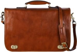 Here is the optimized meta description:

"Upgrade your professional style with this premium Time Resistance Leather Briefcase for Men, crafted from genuine Italian full grain leather. Includes gift box and perfect laptop bag."