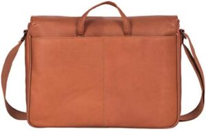 Protect your laptop and tablet with the Kenneth Cole Reaction Risky Business Messenger, made from full-grain Colombian leather. Durable crossbody case with day bag features, perfect for daily use.