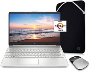 Discover the powerful HP 15.6" HD Laptop with AMD Athlon Silver processor, 16GB RAM, and 512GB SSD. Perfect for daily tasks and entertainment. Includes Microsoft365 subscription and mouse sleeve.