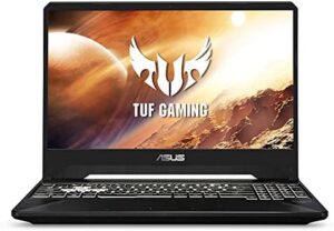 Here is the optimized SEO meta description:

"Experience intense gaming with the ASUS TUF FX505DT laptop, featuring a powerful AMD R5 processor, 8GB RAM and 256GB SSD. Enjoy seamless Wi-Fi connectivity and vibrant RGB keyboard."