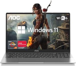 Discover the AMD Ryzen 7 laptop with 16GB RAM and 512GB SSD, perfect for gaming and multitasking. Enjoy WiFi 6 connectivity and a long-lasting battery life.