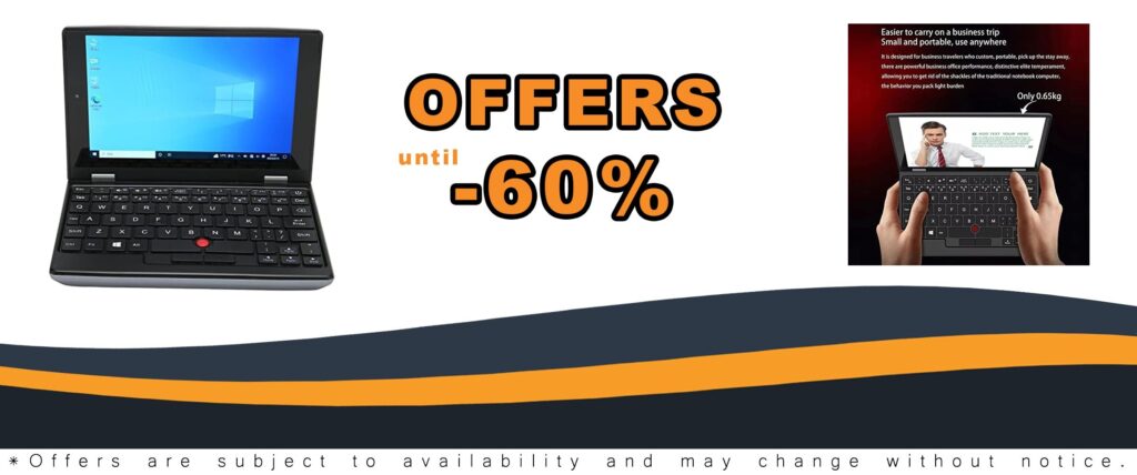 Sxhlseller 7 Inch Touchscreen Laptop with 12GB RAM and Dual Band WiFi