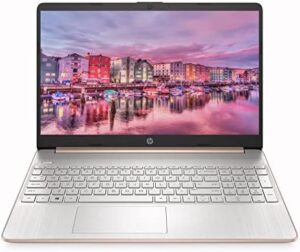 "Experience sleek performance with the HP 15.6inch HD Micro-Edge Laptop, featuring AMD Athlon Gold 3150U, 16GB DDR4, and 512GB PCIe SSD. Rose gold design and Wi-Fi connectivity included."