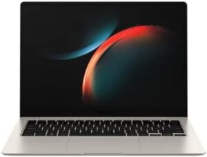 Here is the generated meta description:

"Upgrade your productivity with the Samsung Galaxy Book3 Pro Laptop, featuring a 14” 3K AMOLED screen, 13th Gen Intel Core i7 processor and 16GB RAM. Enjoy a seamless experience with a 120hz refresh rate and fingerprint reader."