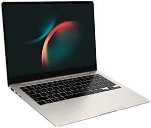 Here is the generated meta description:

"Upgrade your productivity with the Samsung Galaxy Book3 Pro Laptop, featuring a 14” 3K AMOLED screen, 13th Gen Intel Core i7 processor and 16GB RAM. Enjoy a seamless experience with a 120hz refresh rate and fingerprint reader."