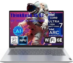 Experience lightning-fast performance with the Lenovo Thinkbook 16 Ultra, featuring a powerful Intel Core i7 processor, 64GB DDR5 memory, and 2TB SSD storage. Perfect for professionals seeking a reliable Windows 11 Pro laptop for AI-driven tasks.