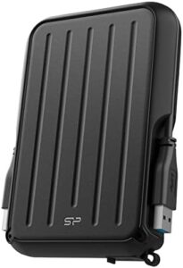 Store and protect your digital life with the Silicon Power Armor A66 5TB rugged external hard drive, shockproof and water-resistant. Perfect for busy professionals and travelers.