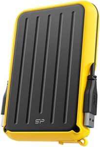 Store your files securely with the Silicon Power Armor A66 5TB rugged external hard drive, shockproof and water-resistant. Perfect for on-the-go storage.