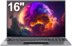 "Upgrade your mobile learning with the Jumper Laptop Computer, featuring a 16-inch FHD display, powerful 4-core processor, and ample storage. Perfect for students."