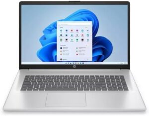 Upgrade your workspace with the HP 17-CN000 Business Laptop featuring a 17.3" HD+ touchscreen, Intel Pentium Silver N5030 processor, and ample storage (48GB DDR4 + 2TB SSD).