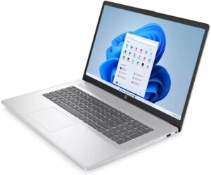 Upgrade your workspace with the HP 17-CN000 Business Laptop featuring a 17.3" HD+ touchscreen, Intel Pentium Silver N5030 processor, and ample storage (48GB DDR4 + 2TB SSD).
