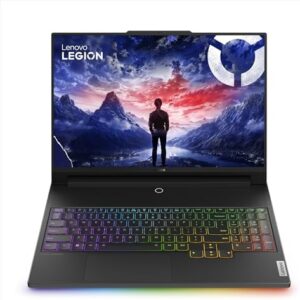 Experience gaming like never before with the Lenovo Legion 9 16IRX9 laptop, featuring a 16" display, 2TB storage, and NVIDIA GeForce RTX 4090 graphics for seamless gameplay.